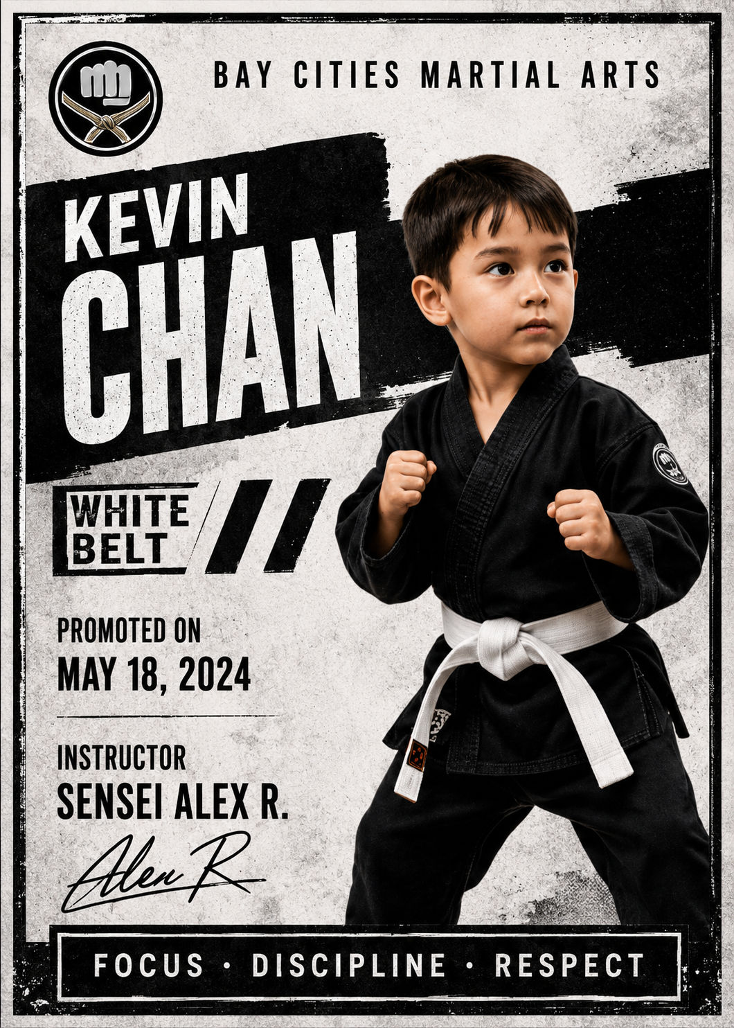 Martial Arts Signature 1 template