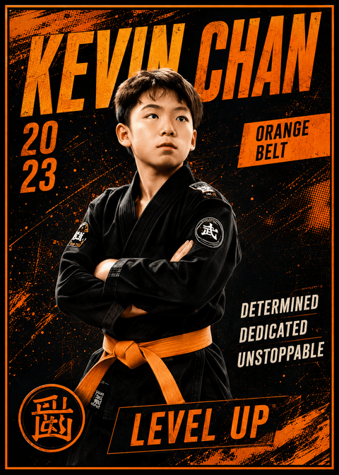 Martial Arts - Belt 1 template