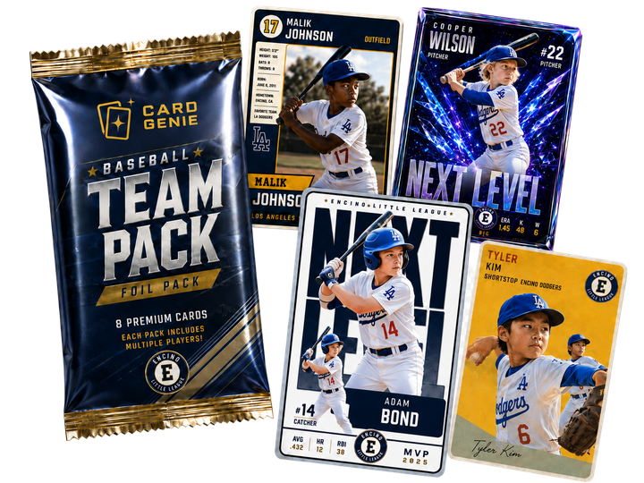 LA Lightning trading card pack